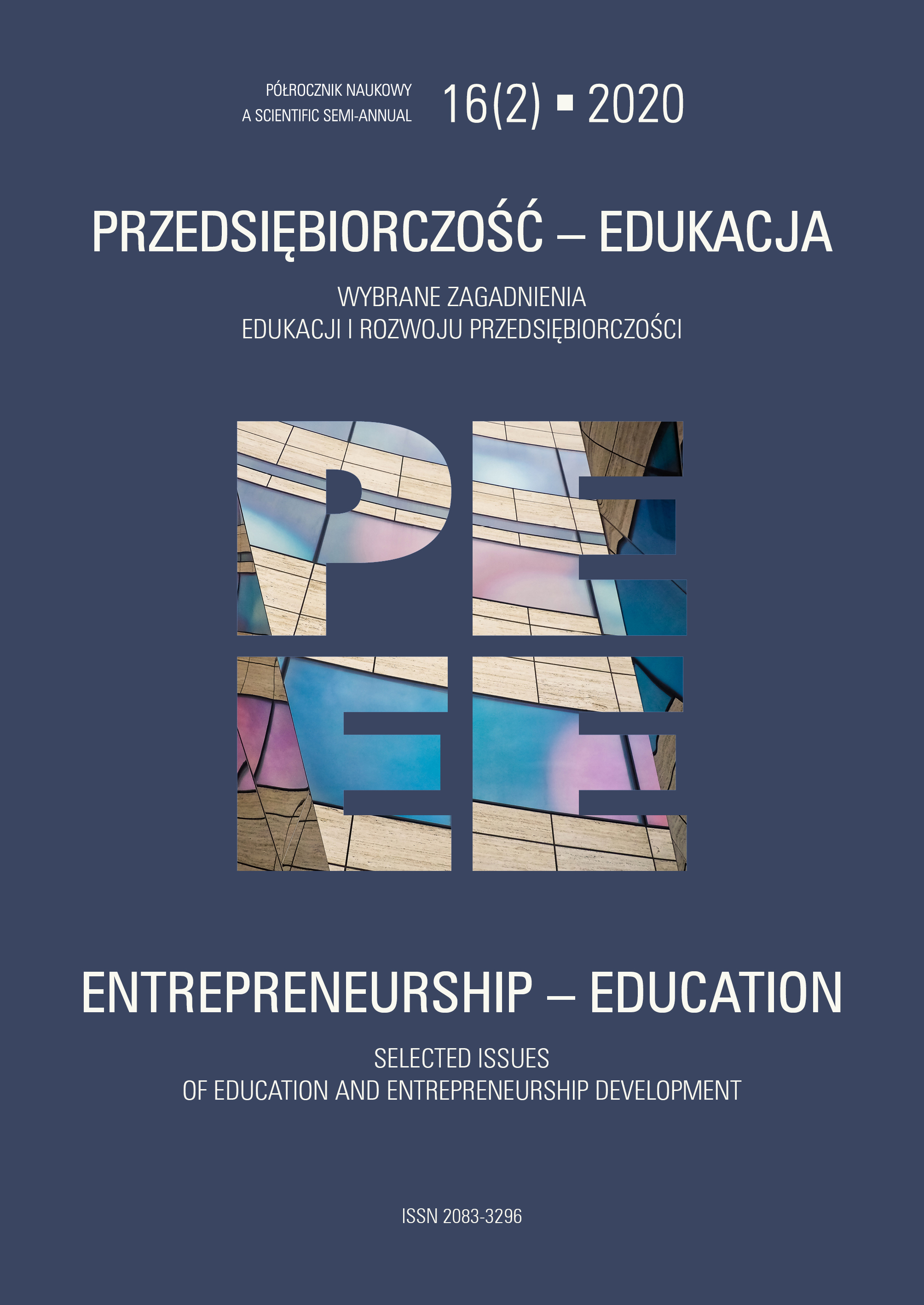 					View Vol. 16 No. 2 (2020): Selected issues of education and entrepreneurship development
				