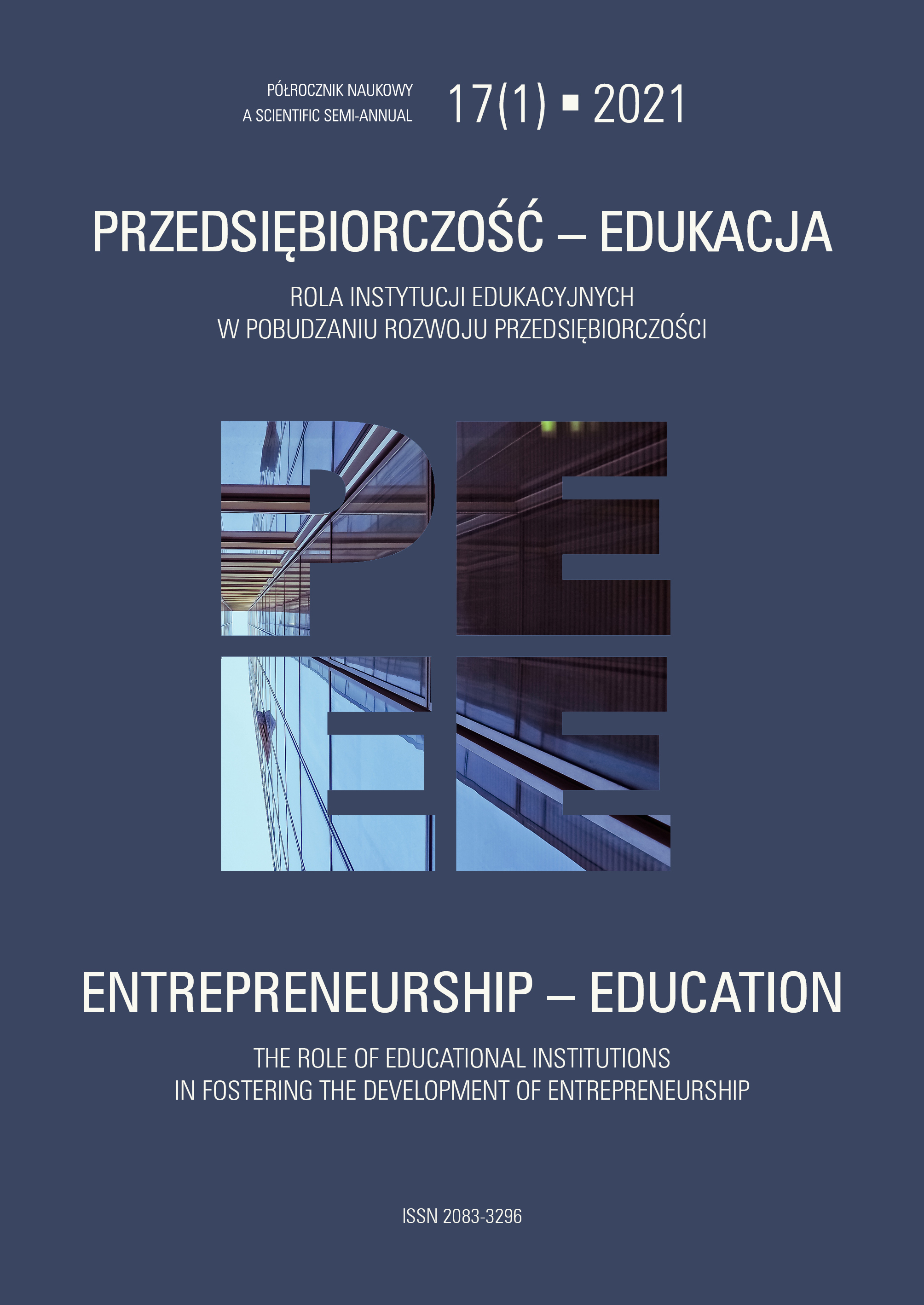 					View Vol. 17 No. 1 (2021): The role of educational institutions in fostering the development of entrepreneurship
				