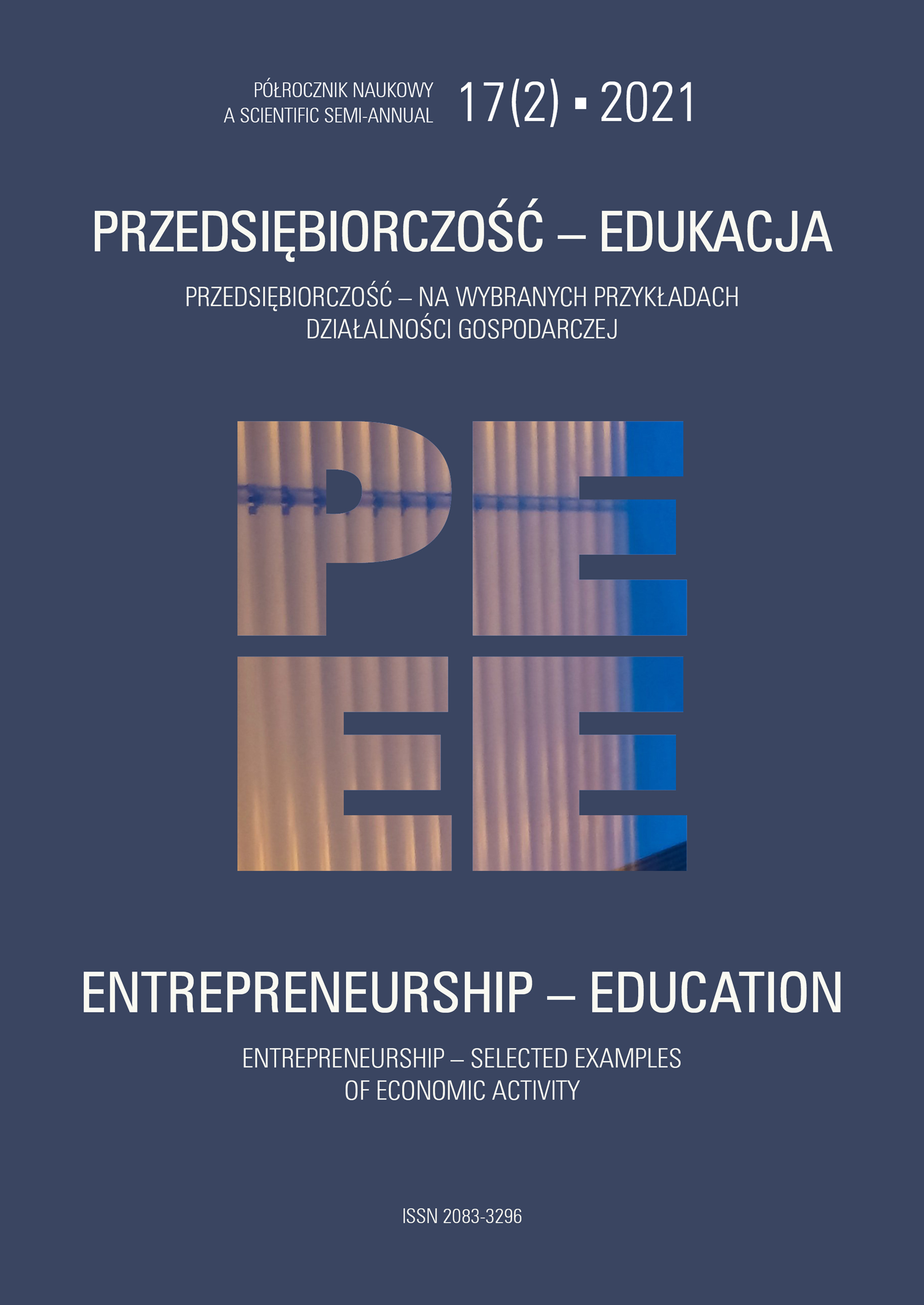 					View Vol. 17 No. 2 (2021): Entrepreneurship - selected examples of economic activity
				